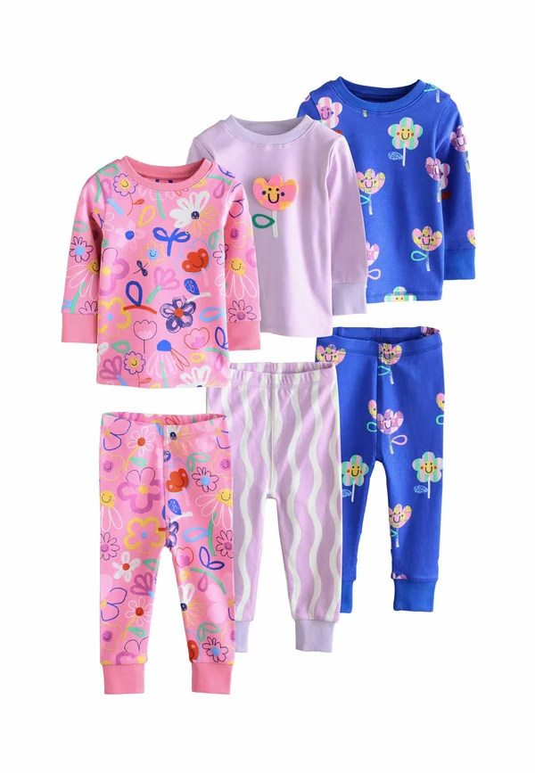 REGULAR FIT -3 PACK  SET - Nachtwäsche Set - pink   lilac floral