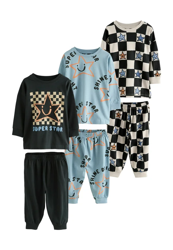 REGULAR FIT 3 PACK SET - Pyjama - multi star and checkerboard