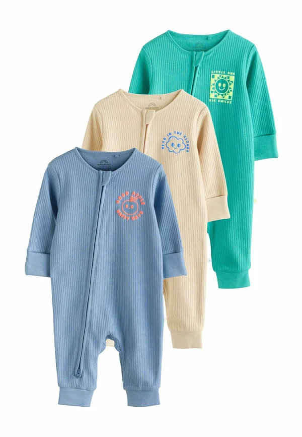 REGULAR FIT 3 PACK - Strampler - blue