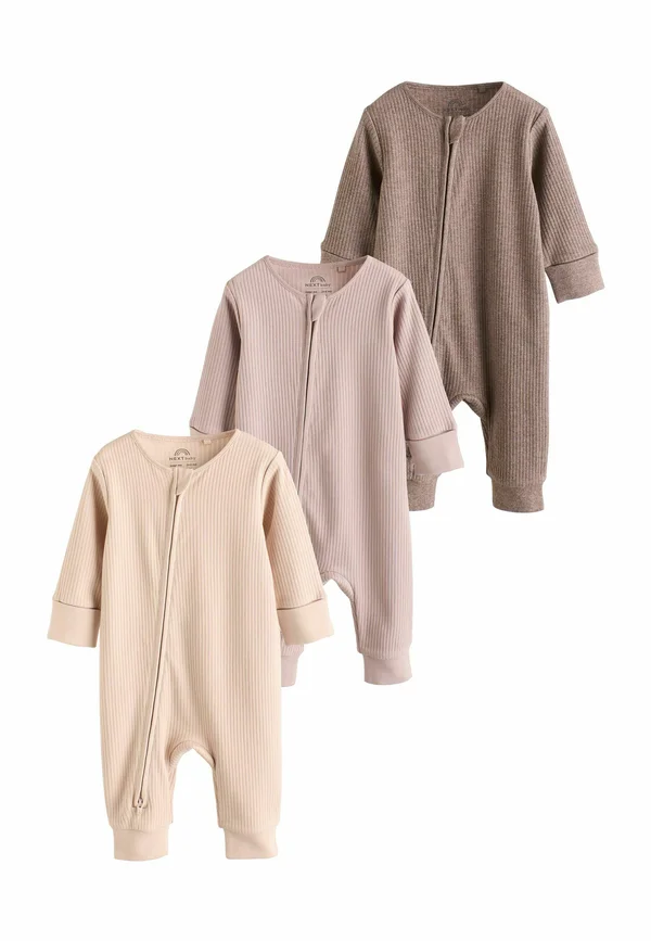 REGULAR FIT 3 PACK . - Strampler - chocolate brown