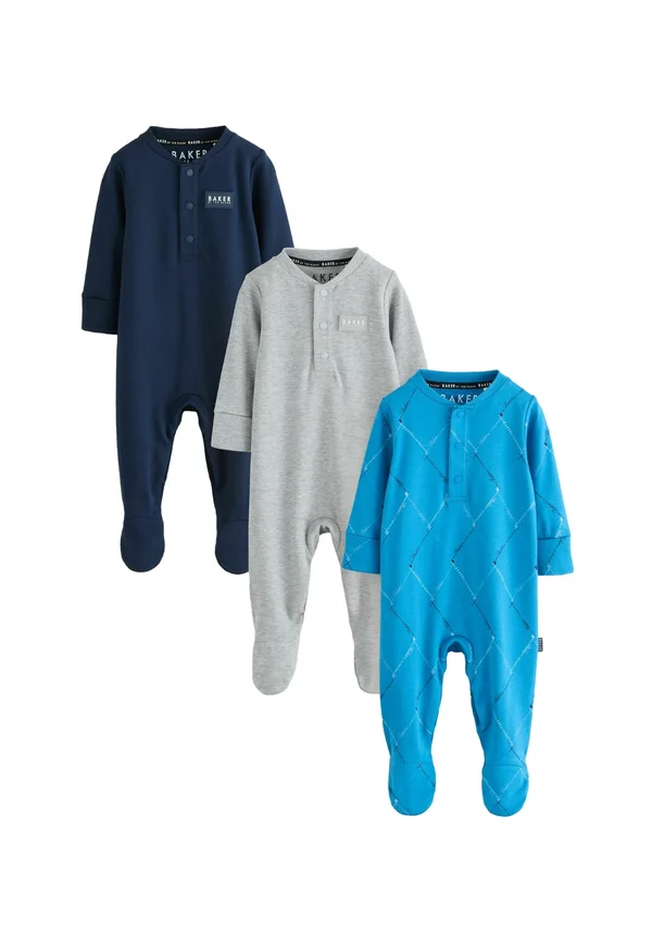 REGULAR FIT -  3 PACK  - Strampler - navy blue grey