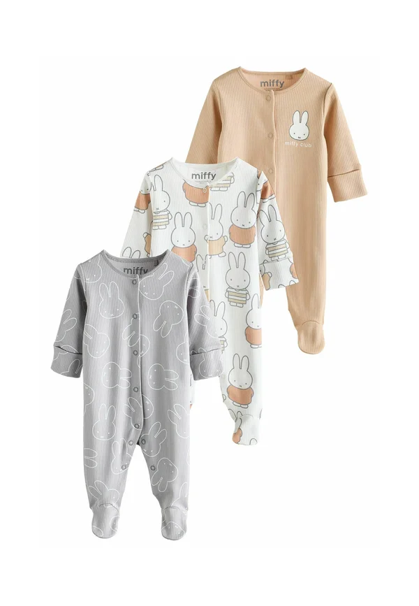 REGULAR FIT - 3 PACK - Strampler - neutral