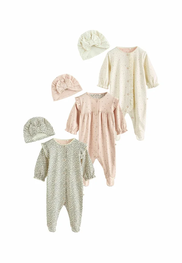 REGULAR FIT - 3 PACK - Strampler - pink