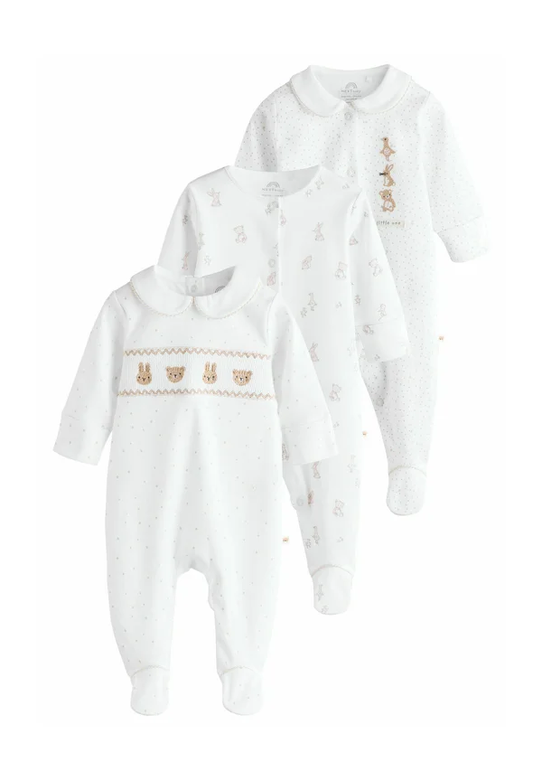 REGULAR FIT - 3 PACK - Strampler - white