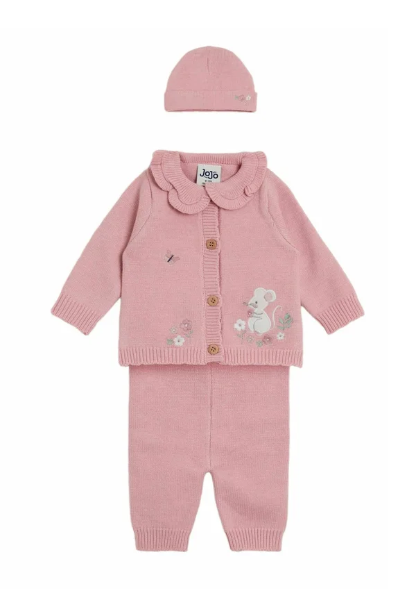 REGULAR FIT 3-PIECE SET - Mütze - pink
