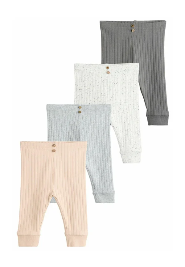 REGULAR FIT 4 PACK - Leggings - Hosen - black white