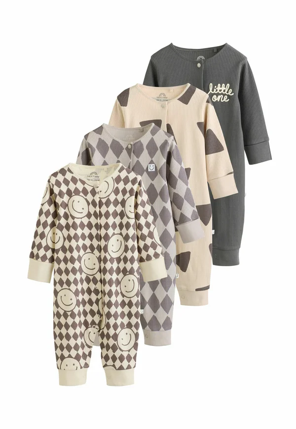 REGULAR FIT - 4 PACK  - Strampler - monochrome