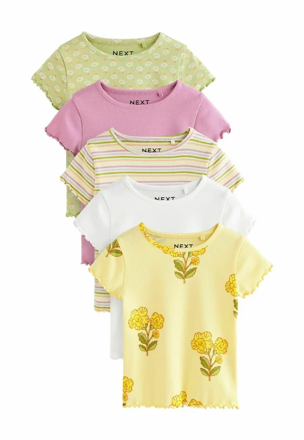 REGULAR FIT - 4 PACK  . - T-Shirt print - peach pink