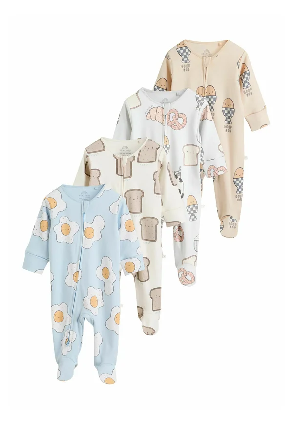 REGULAR FIT - 4 PACK TWO WAY ZIP - Strampler - minerals