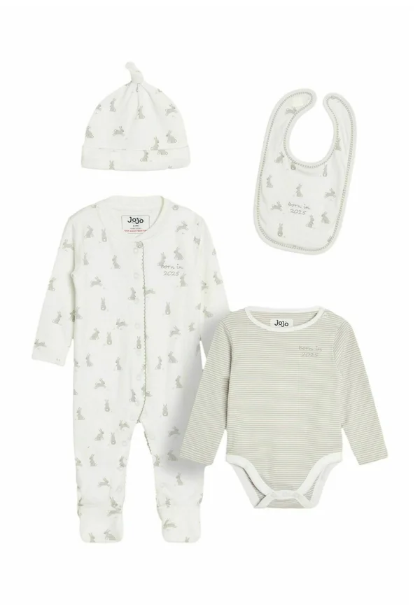 REGULAR FIT 4-PIECE GIFTING SET - Strampler - white