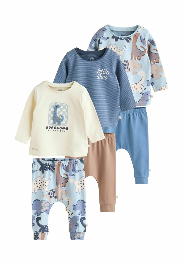 REGULAR FIT 6 PIECE SET - Langarmshirt - blue dino