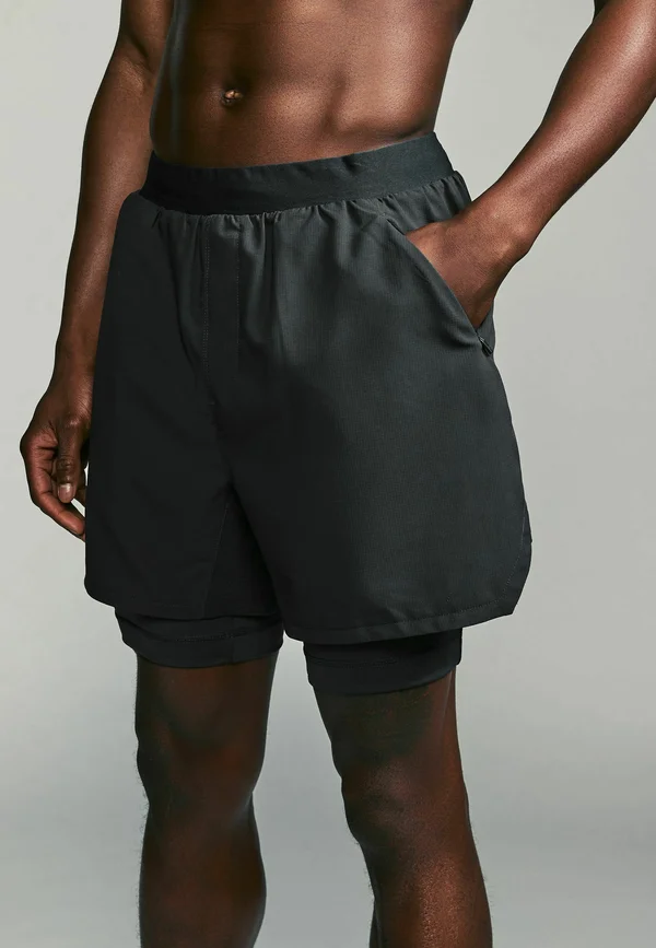 REGULAR FIT -ACTIVE  2 IN 1 - Jogginghose - slate grey