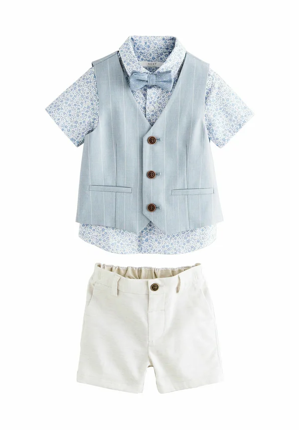 REGULAR FIT AND BOW TIE SET - Shorts - blue