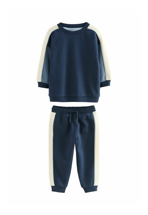 REGULAR FIT - AND JOGGER SET - Sweatshirt - blue colourblock