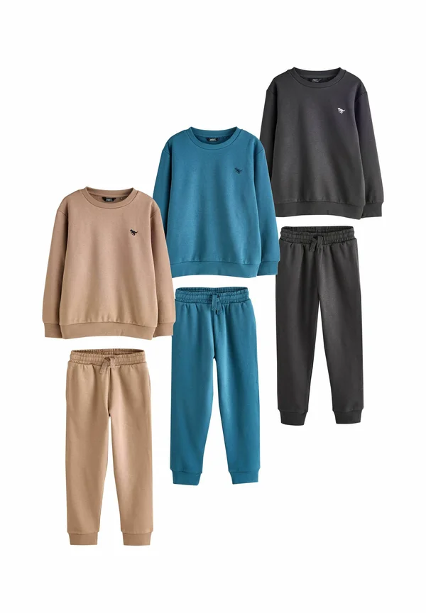 REGULAR FIT - AND JOGGERS SET 3 PACK - Sweatshirt - charcoal grey enzyme blue putty