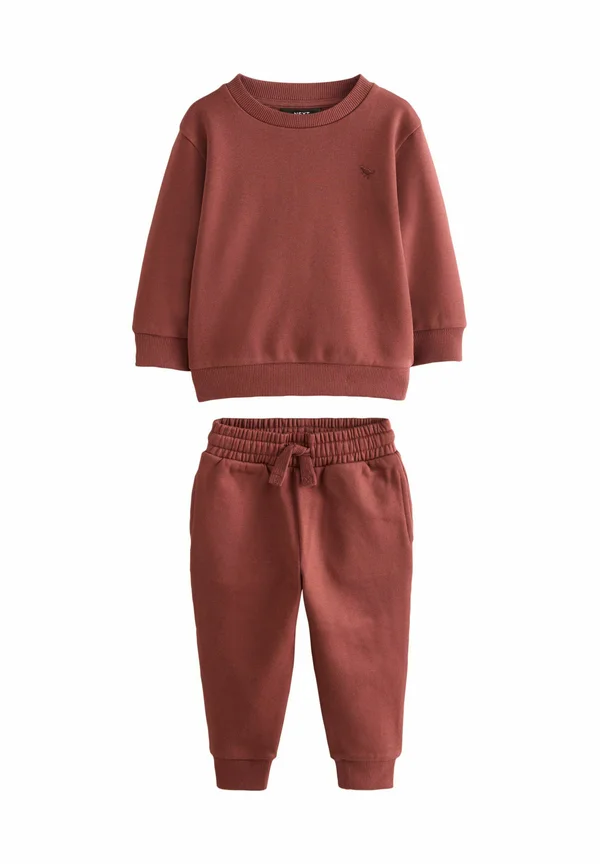 REGULAR FIT - AND JOGGERS SET - Trainingsanzug - burgundy/red