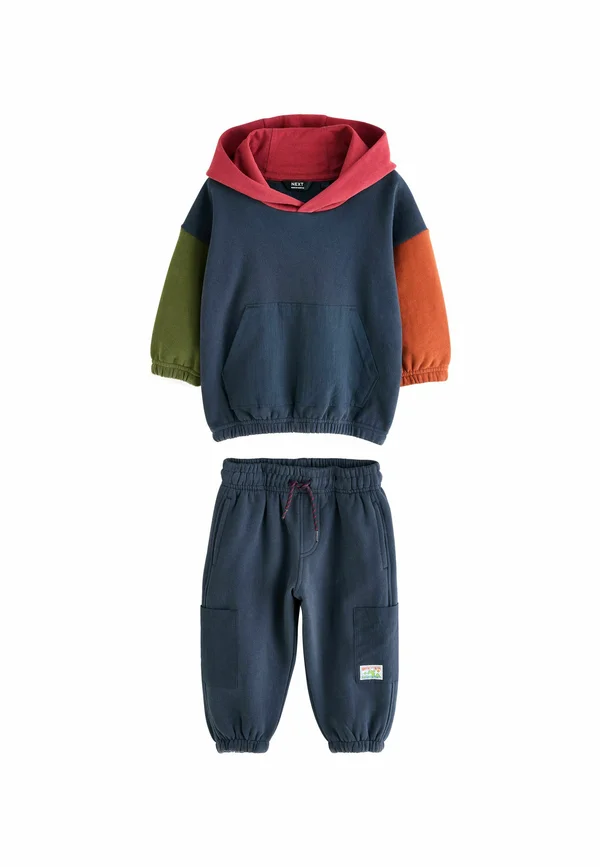 REGULAR FIT - AND JOGGERS SET - Trainingsanzug - navy blue