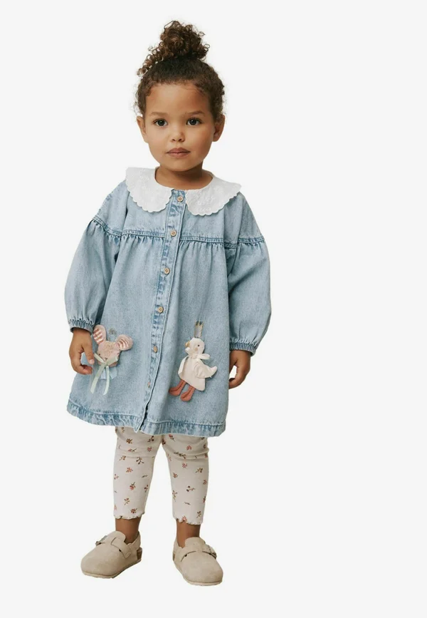 REGULAR FIT - AND LEGGINGS SET   - Freizeitkleid - denim character