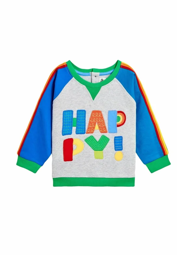 REGULAR FIT - APPLIQUÉ DROP SHOULDER - Sweatshirt - red
