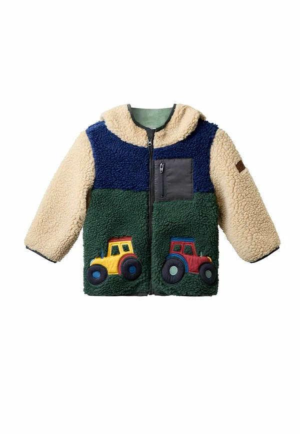 REGULAR FIT - APPLIQUÉ  - Fleecejacke - green