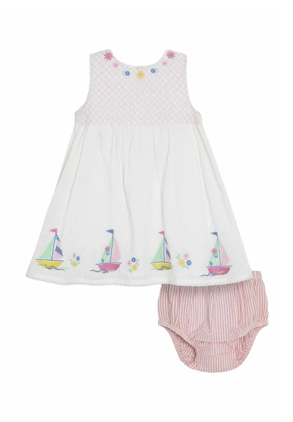 REGULAR FIT APPLIQUÉ - Freizeitkleid - white boat