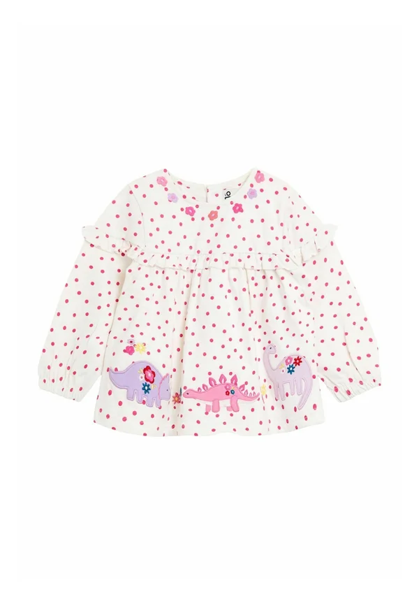 REGULAR FIT-APPLIQUÉ - Langarmshirt - cream