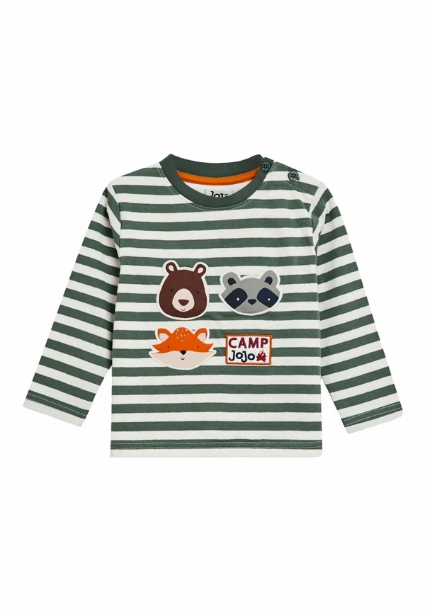 REGULAR FIT - APPLIQUÉ MOTIF  - Langarmshirt - green woodland friends