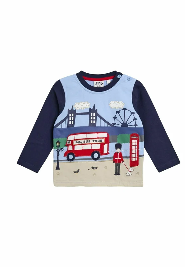 REGULAR FIT - APPLIQUÉ SCENE  - Langarmshirt - light blue