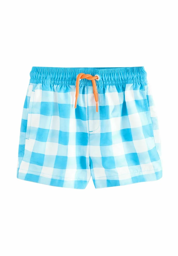 REGULAR FIT - Badeshorts - blue on white