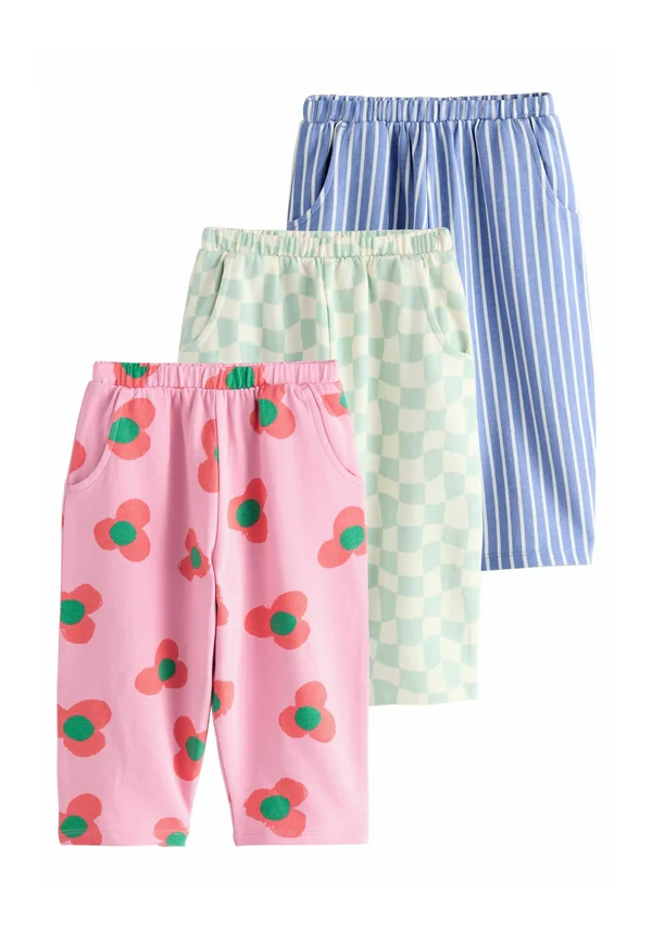 REGULAR FIT - BARREL 3 PACK - Jogginghose - pink green