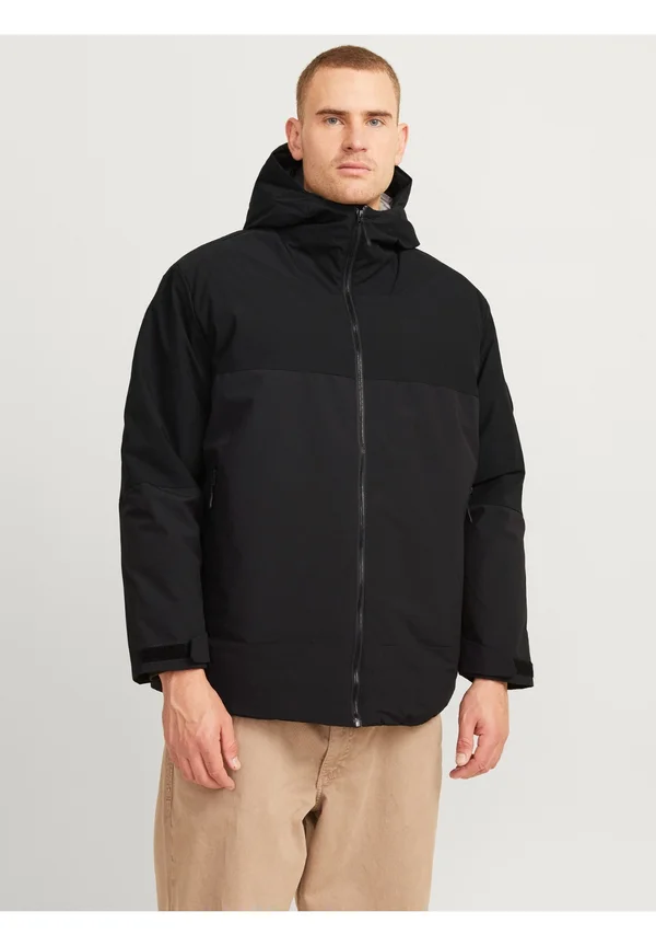REGULAR FIT - Übergangsjacke - black