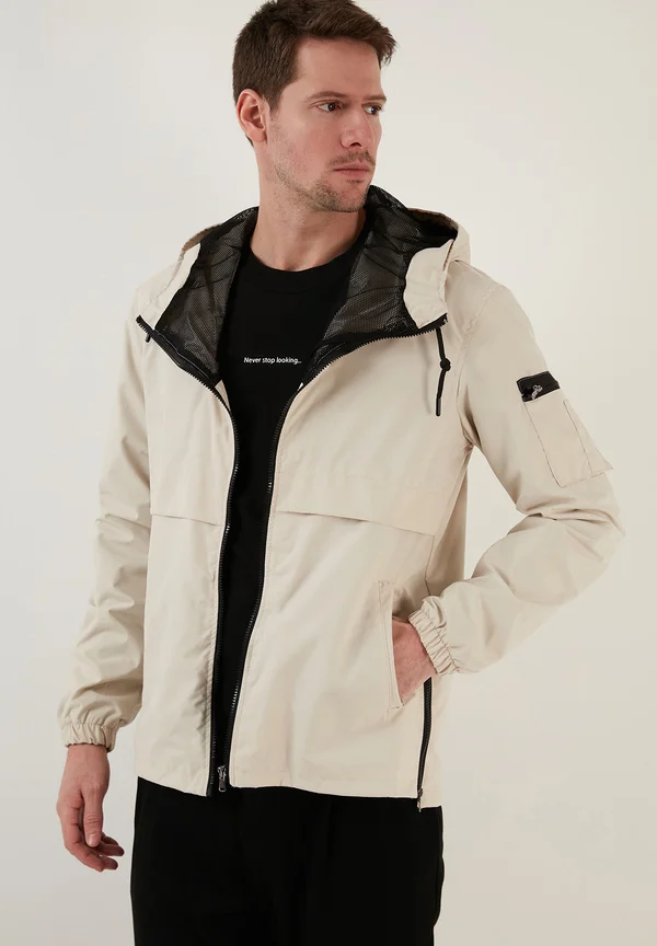REGULAR FIT - Übergangsjacke - stone colored