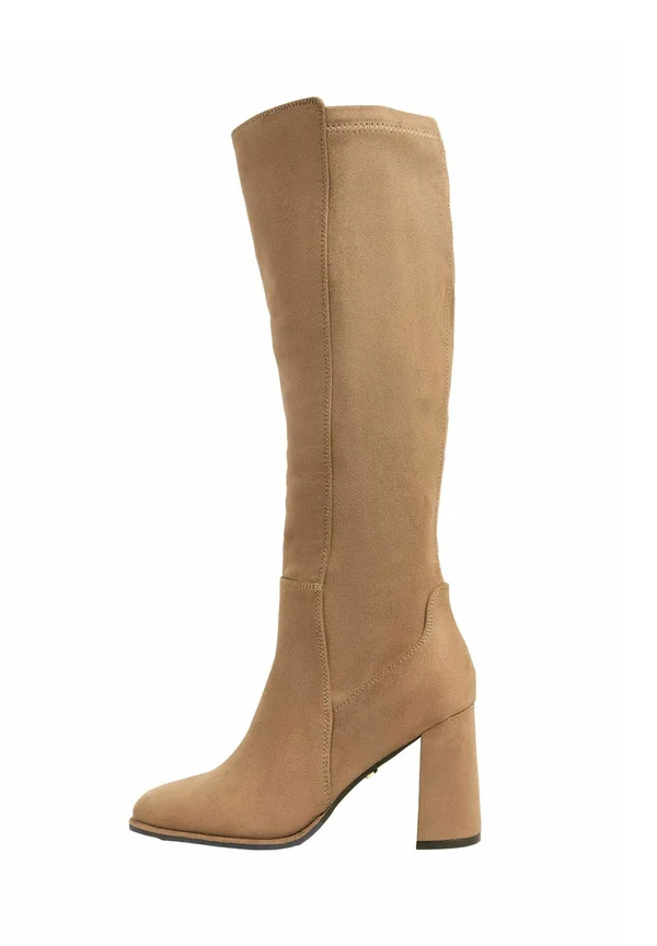 REGULAR FIT - BLOCK - High Heel Stiefel - taupe