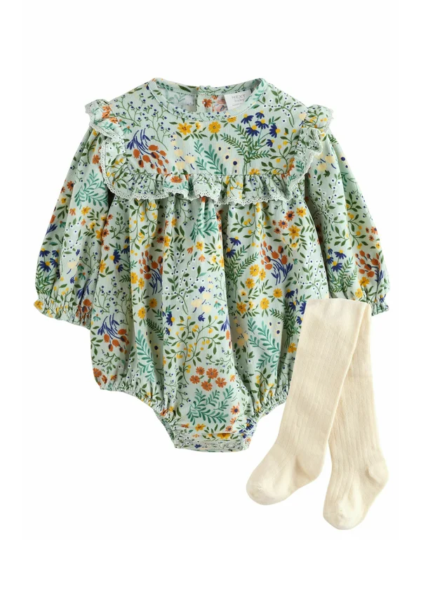 REGULAR FIT - BLOOMER WITH 2 PIECE SET - Body - green floral