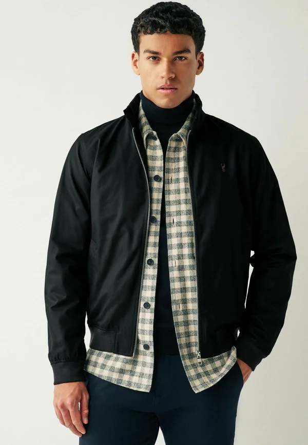 REGULAR FIT - Bomberjacke - black