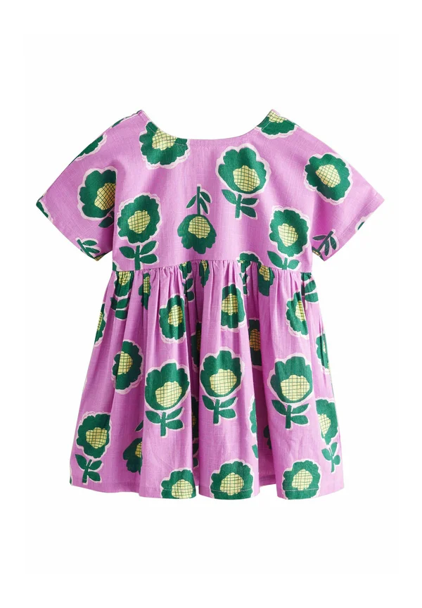 REGULAR FIT BOXY - Freizeitkleid - purple printed