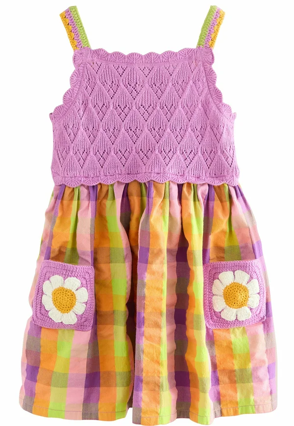 REGULAR FIT - BRIGHT CHECK - Freizeitkleid - multi