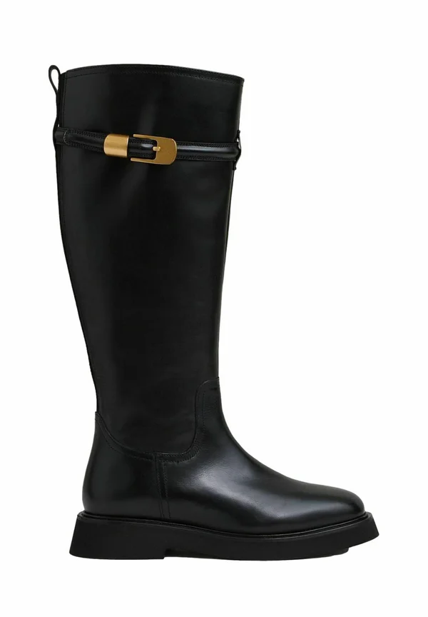 REGULAR FIT - BRIONY BUCKLED - Plateaustiefel - black