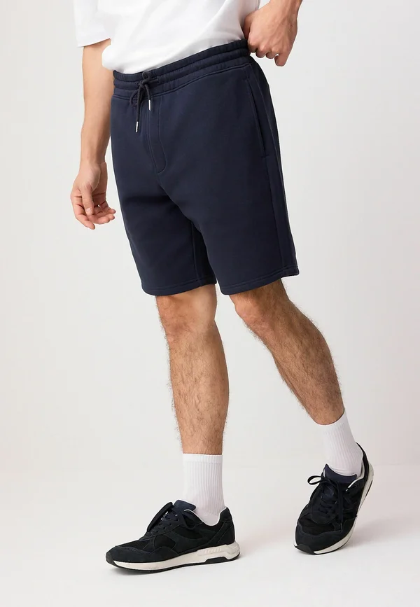 REGULAR FIT - BRUSHED ZIP POCKET - Jogginghose - navy