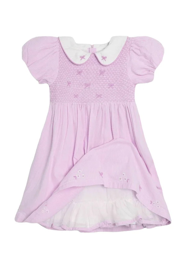 REGULAR FIT - BUD FLORAL EMBROIDERED SMOCKED - Freizeitkleid - lilac purple