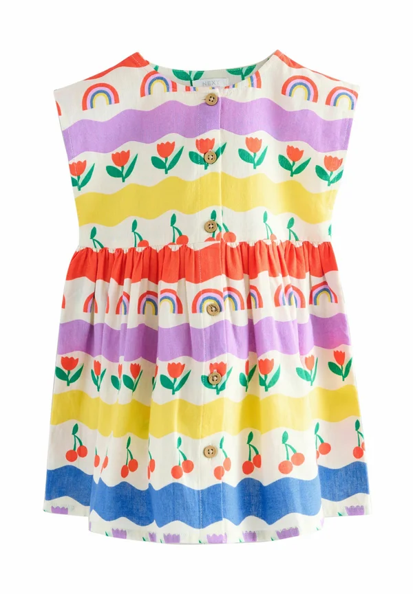 REGULAR FIT - BUTTON THROUGH - Freizeitkleid - multi rainbow