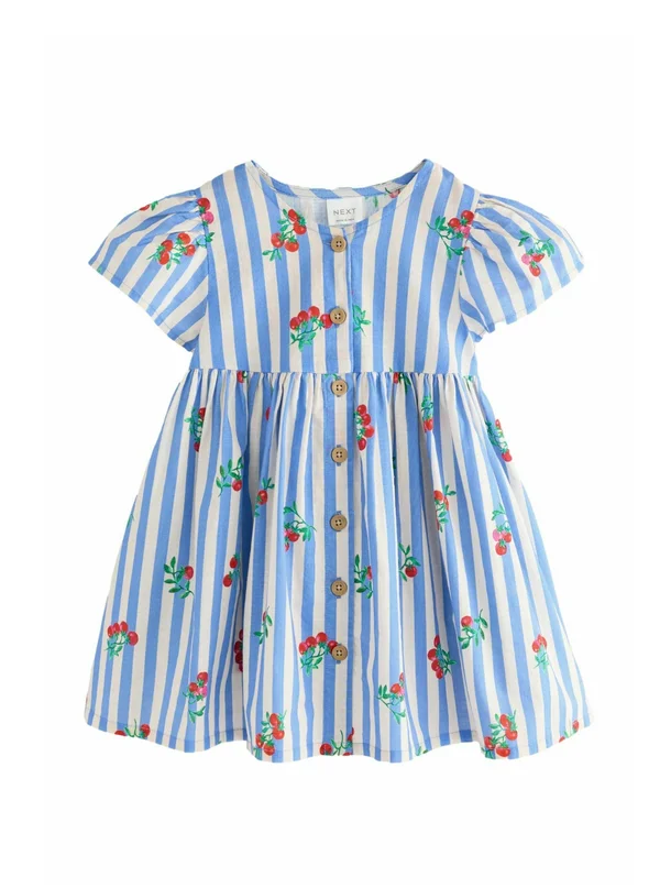 REGULAR FIT - BUTTON UP - Blusenkleid - blue tomato stripe