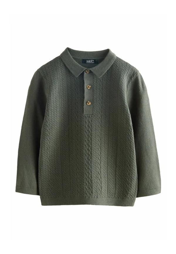 REGULAR FIT - CABLE - Langarmshirt - dark green