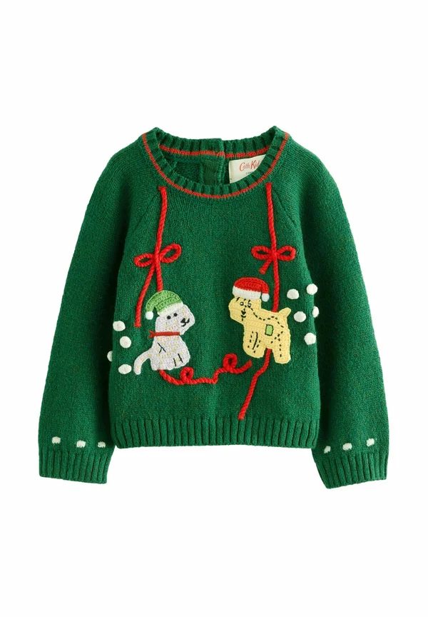 REGULAR FIT - CATH CHRISTMAS - Strickpullover - green
