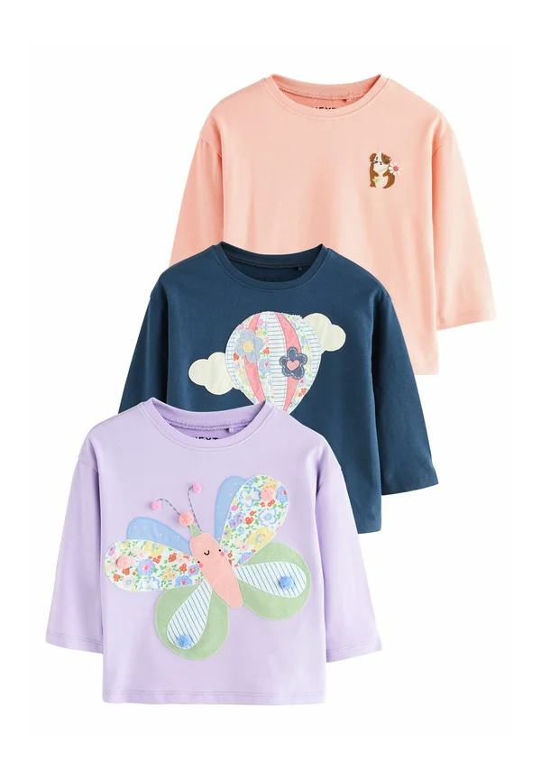 REGULAR FIT - CHARACTER 3 PACK  - Langarmshirt - purple pink
