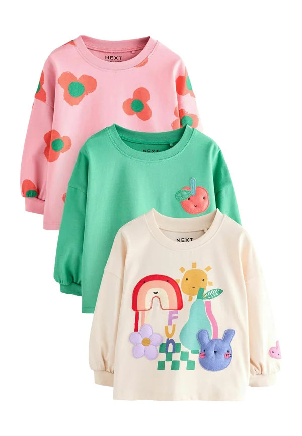 REGULAR FIT - CHARACTER 3 PACK  - Langarmshirt - rainbow