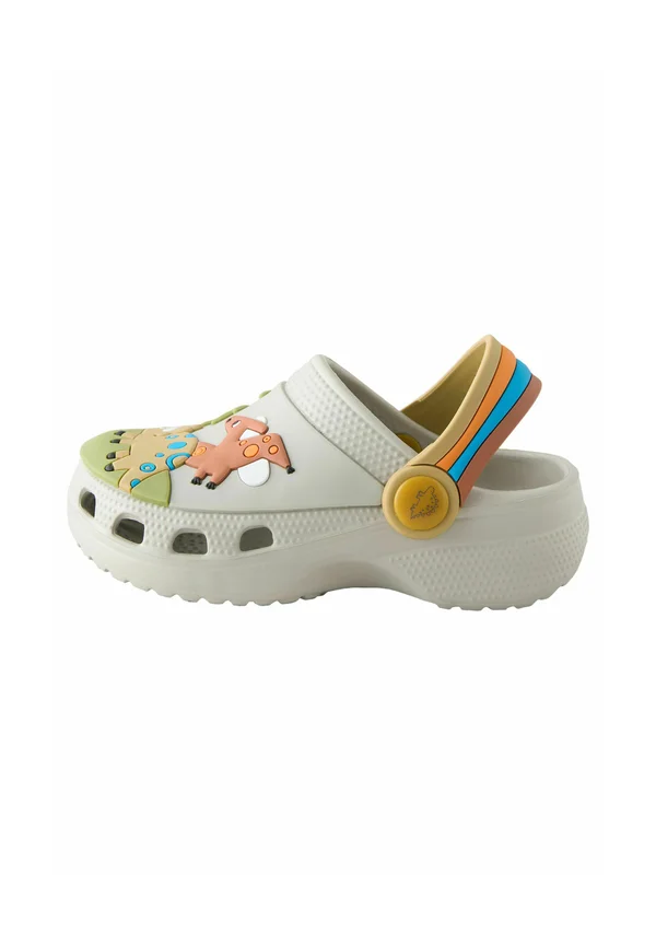 REGULAR FIT CHARACTER WITH BACKSTRAP - Clogs - neutral dinosaur print scene