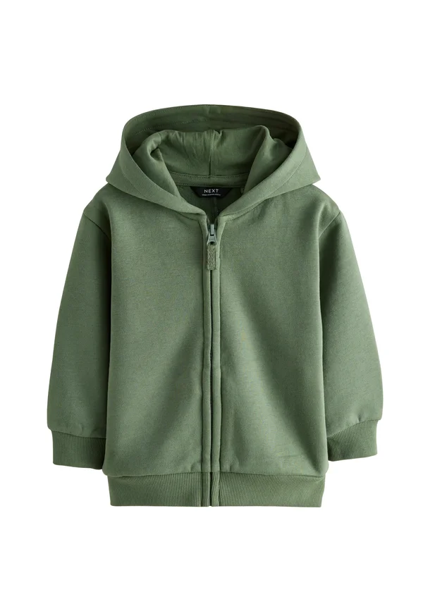 REGULAR FIT - CHARACTER ZIP THROUGH - Sweatjacke - khaki green