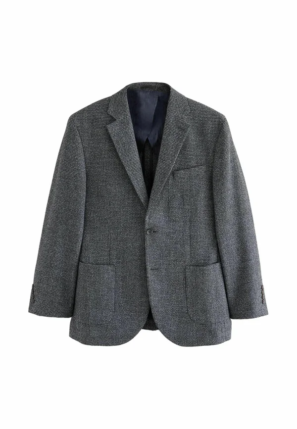 REGULAR FIT CHECK  - Sakko - charcoal grey