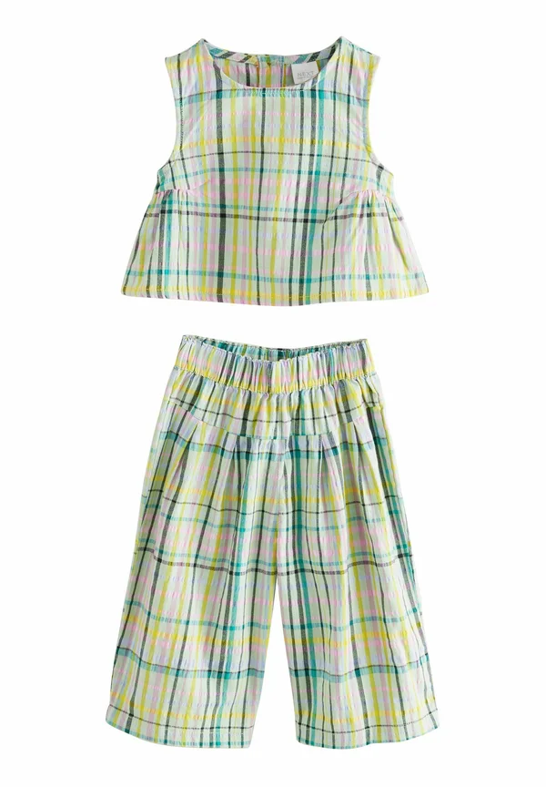 REGULAR FIT - CHECK TSET - Top - green